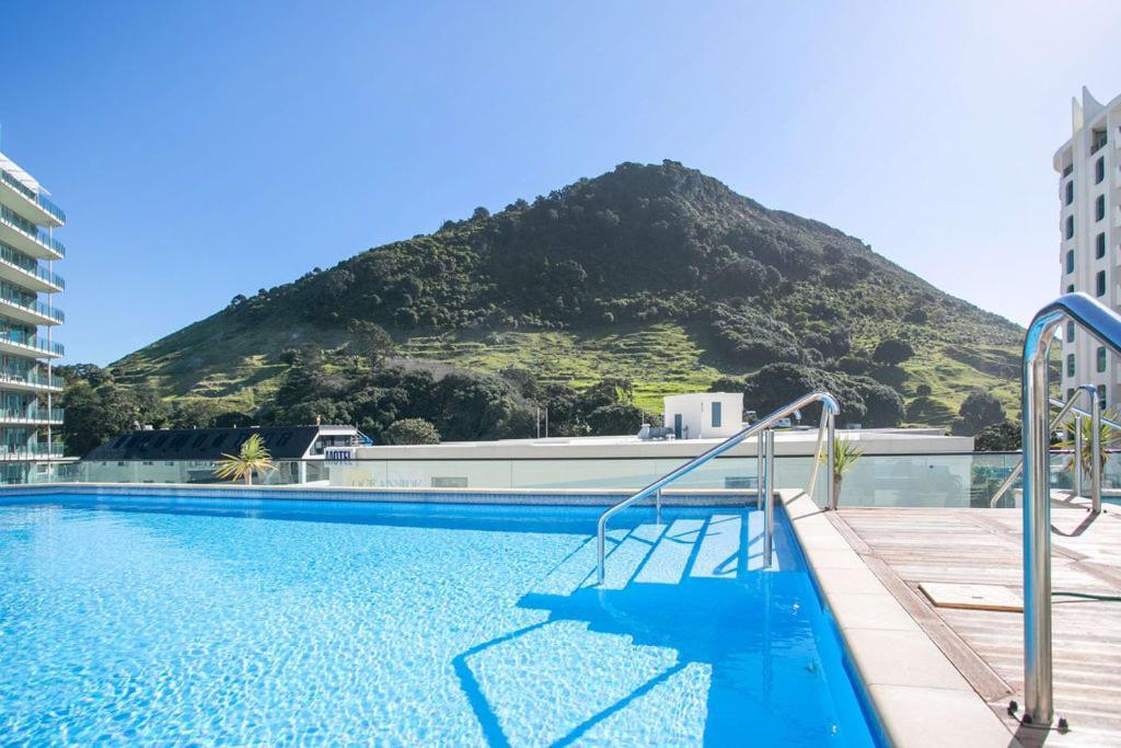 Marvelous Downtown Apartment Moments From Main Beach With Heated Pool, Gym And Parking Mount Maunganui Dış mekan fotoğraf